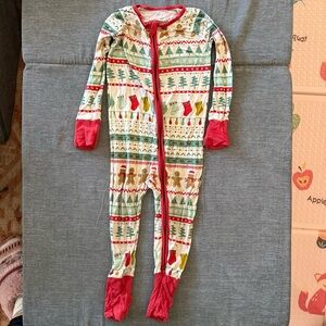 Little Sleepies Holiday Patterned zippy